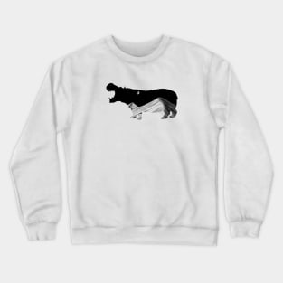 Hippo mountain Crewneck Sweatshirt